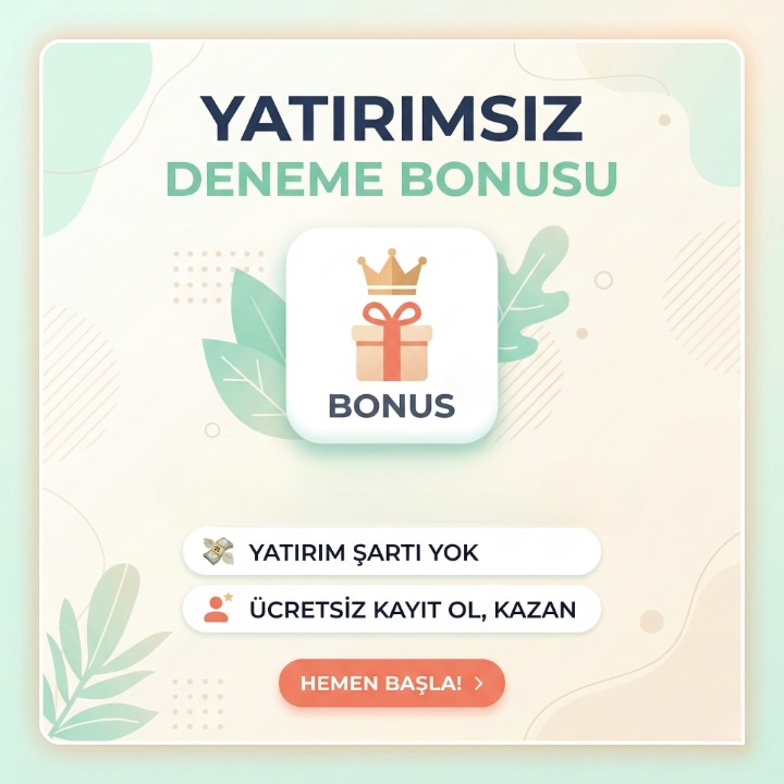 Yatırımsız deneme bonusu veren siteleri keşfedin.