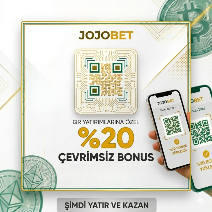 JojoBet QR Yatırımlarına %20 Çevrimsiz Bonus